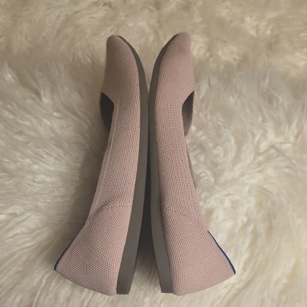 Rothy's Breast Cancer Awarenes The Pointed  Knit Flats Limited Edition 8W
